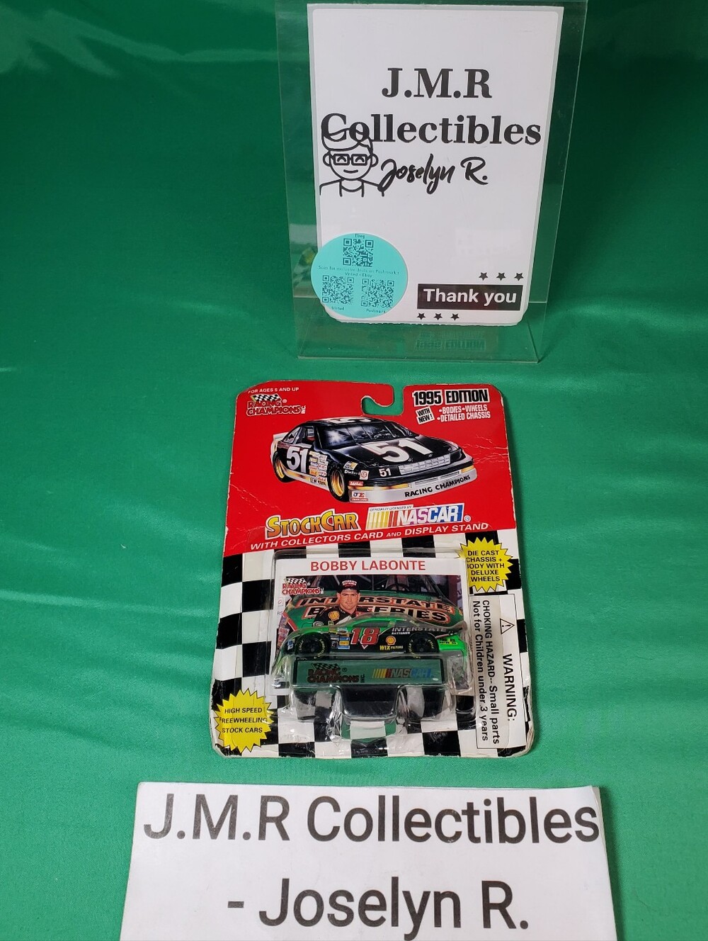 racing champions stock car 1995 edition bobby labonte 1/64 scale nascar